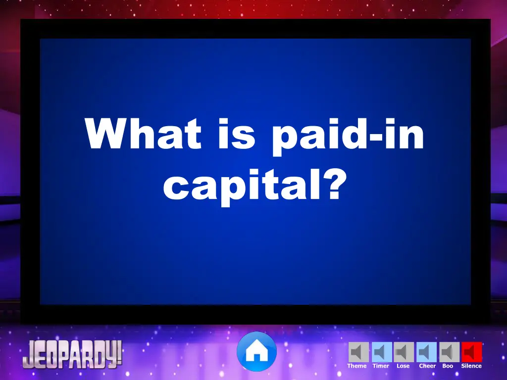 what is paid in capital