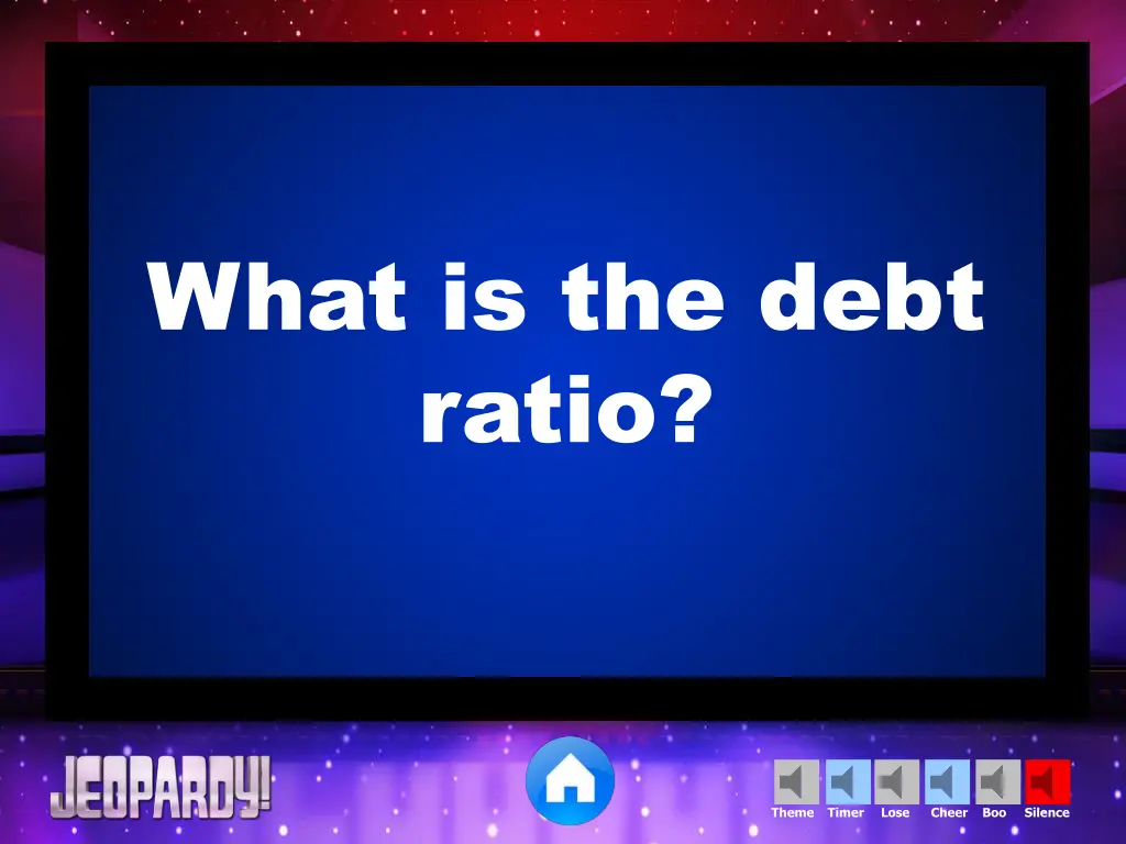 what is the debt ratio