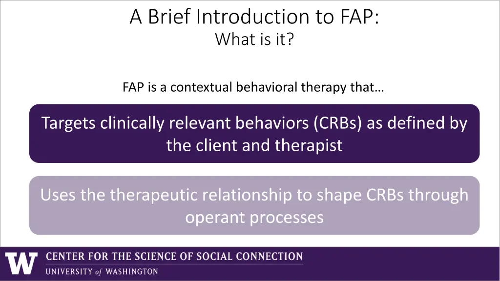 a brief introduction to fap what is it