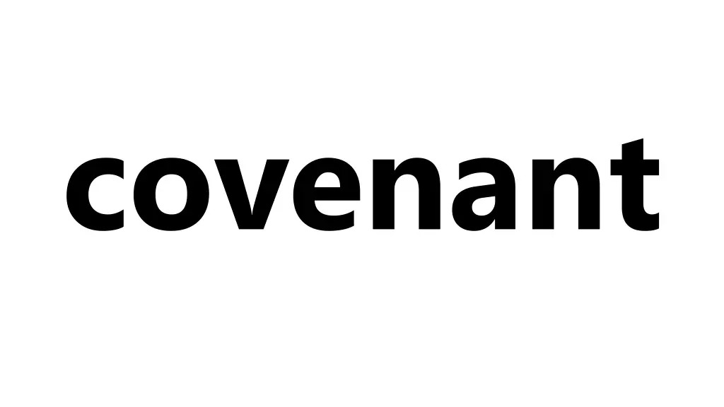 covenant