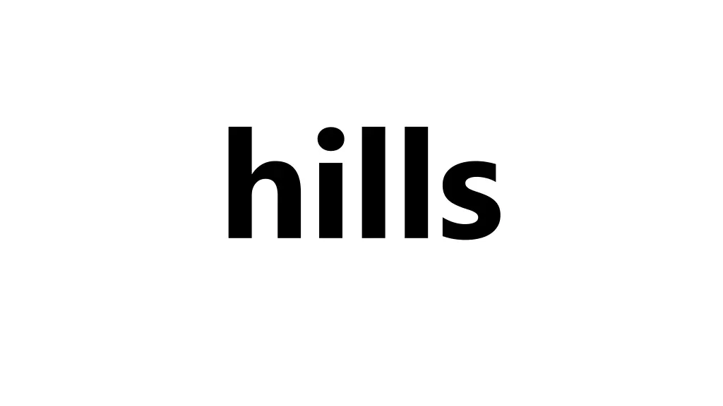 hills