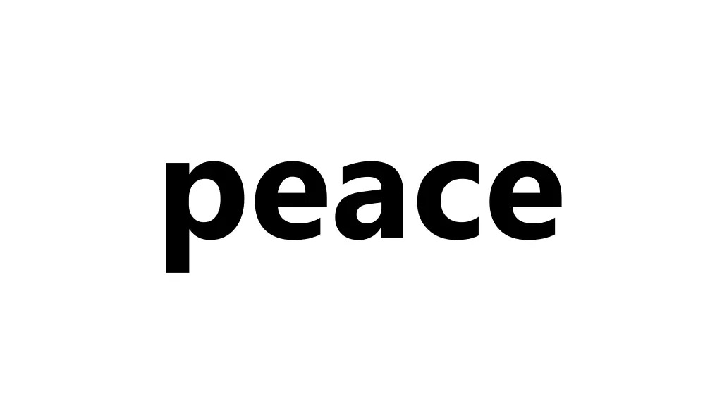 peace