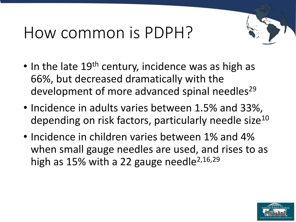 how common is pdph