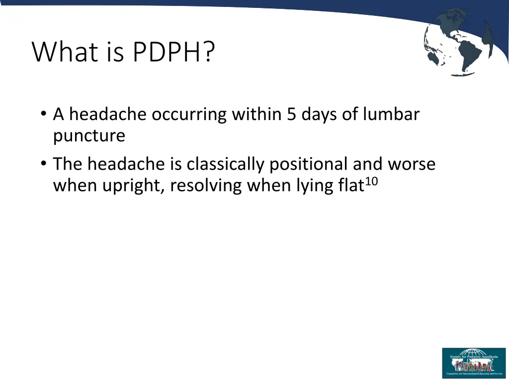 what is pdph