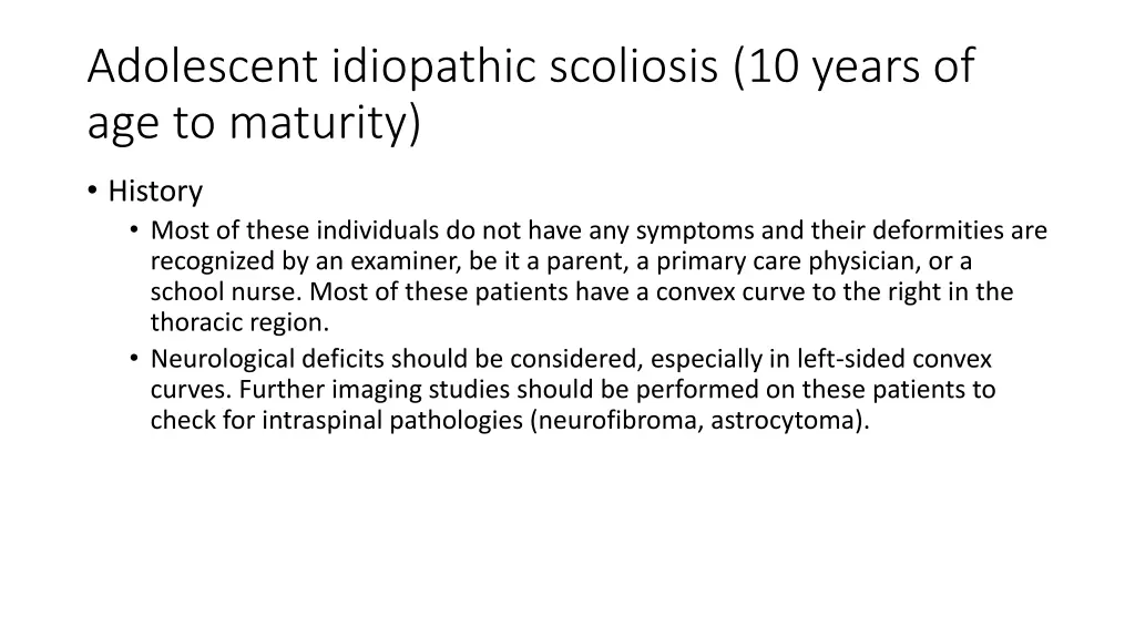 adolescent idiopathic scoliosis 10 years 1