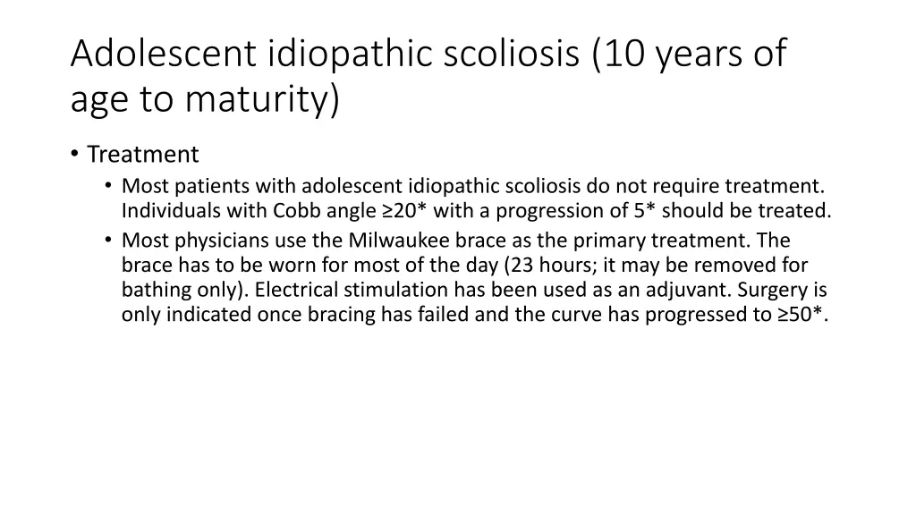 adolescent idiopathic scoliosis 10 years 4