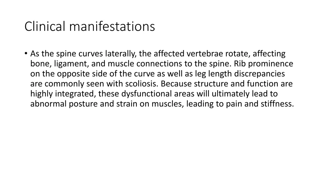 clinical manifestations 1