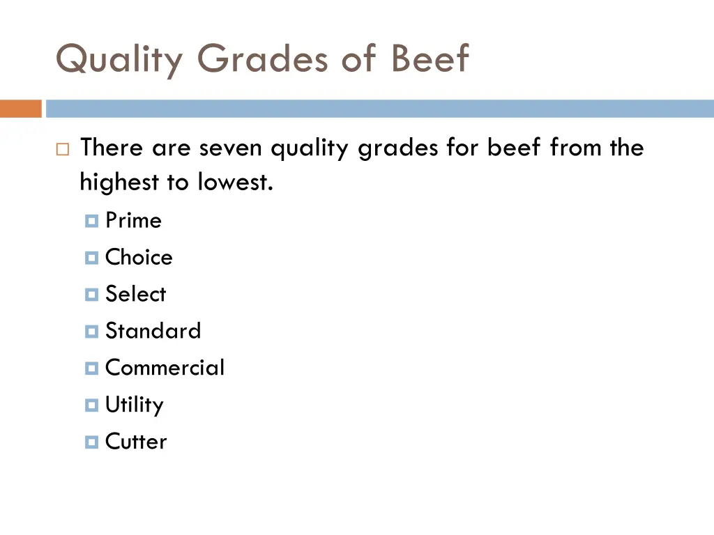 quality grades of beef 1