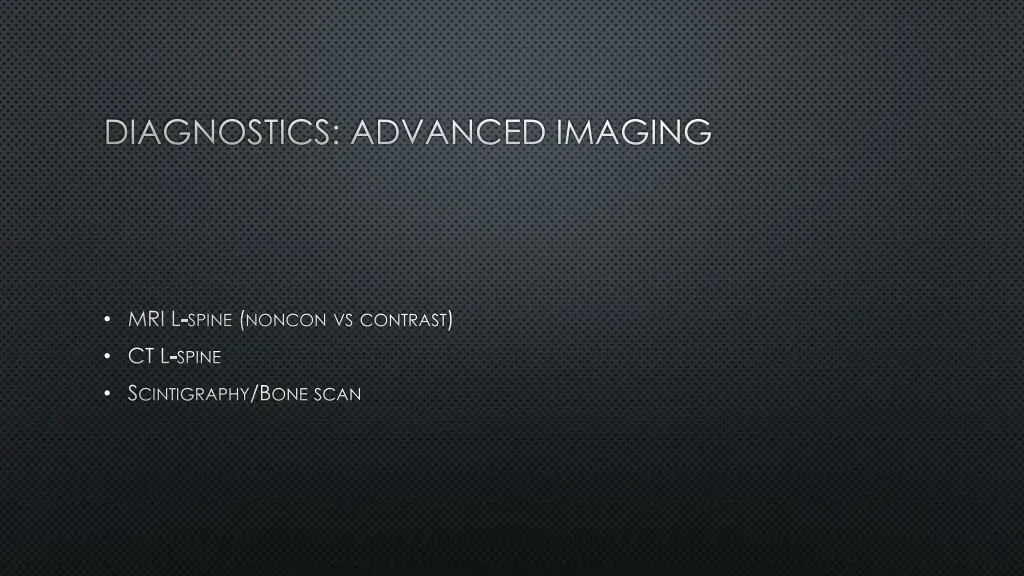 diagnostics advanced imaging