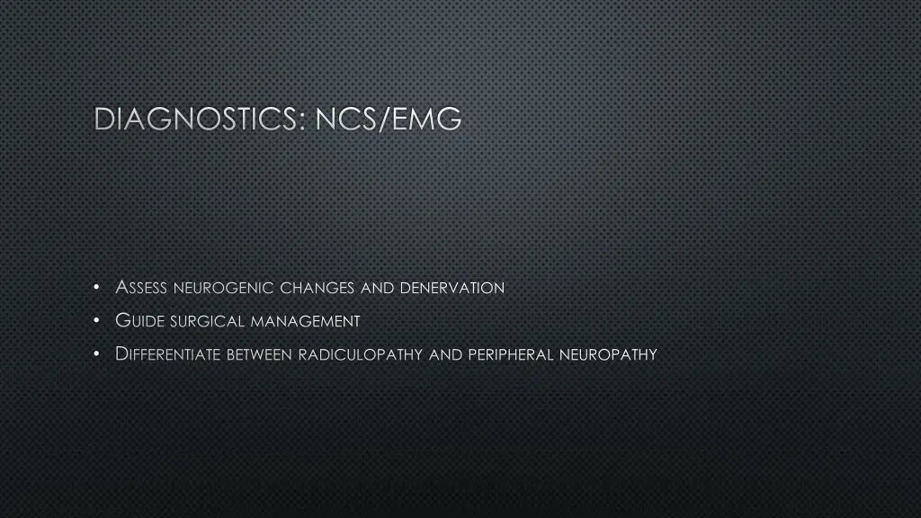 diagnostics ncs emg