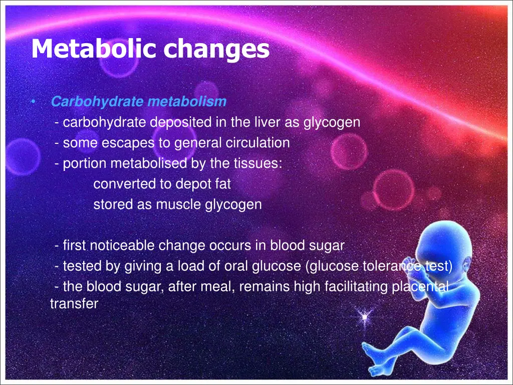 metabolic changes 1