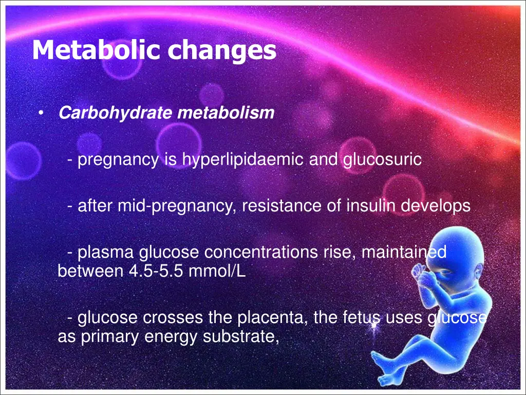 metabolic changes