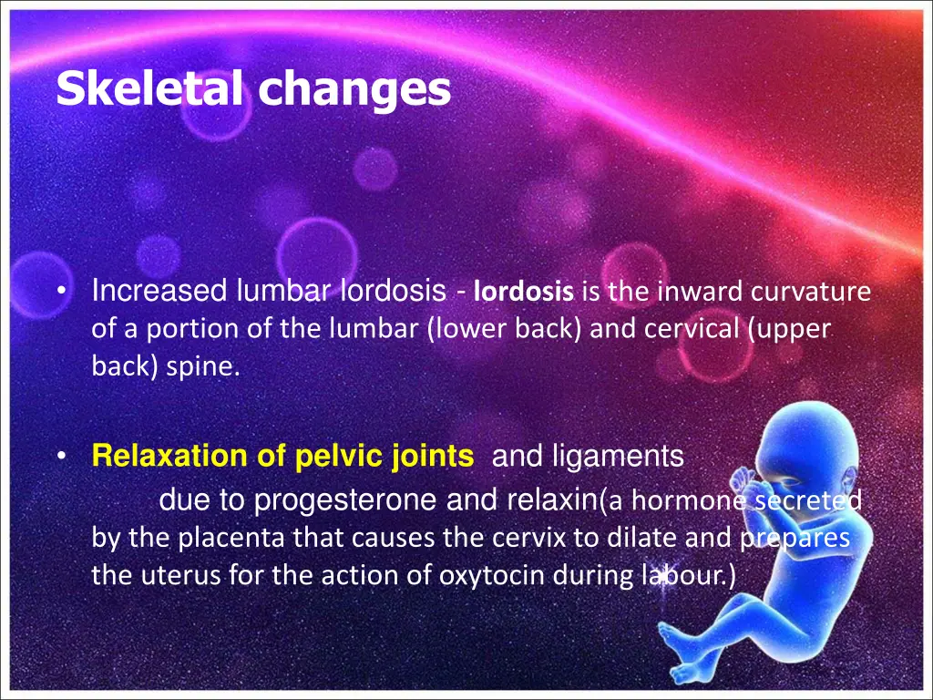 skeletal changes