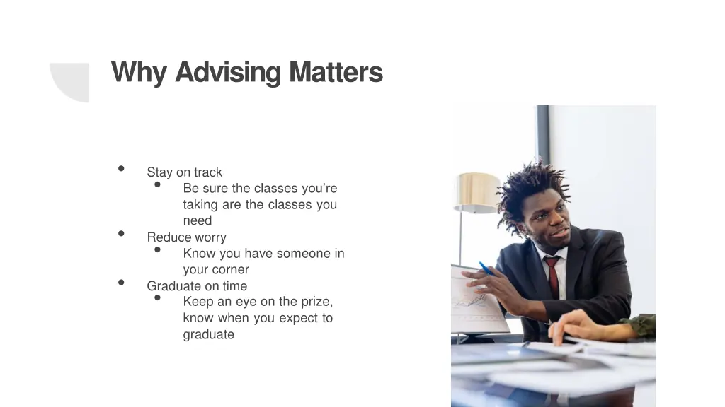 why advising matters