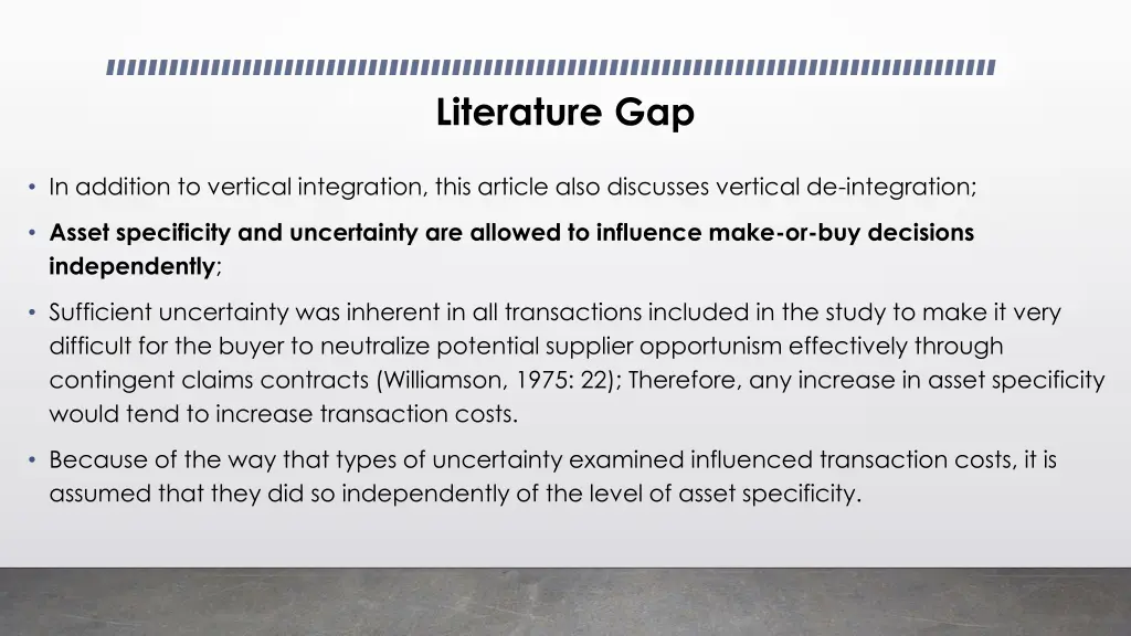 literature gap