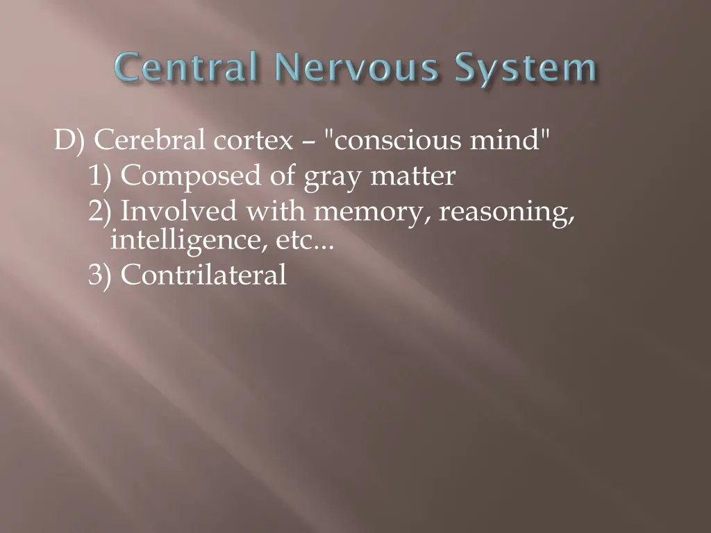 d cerebral cortex conscious mind 1 composed