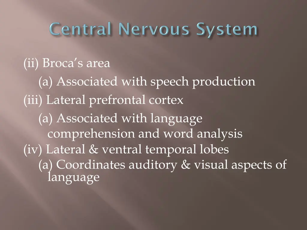 ii broca s area a associated with speech