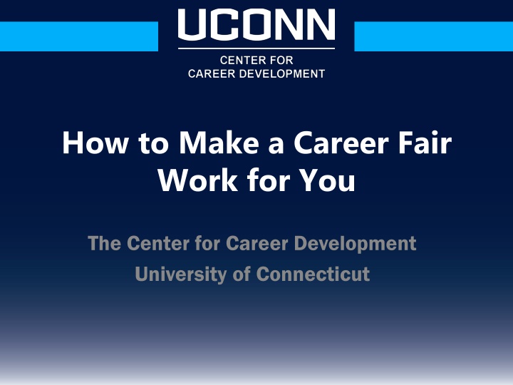 how to make a career fair work for you