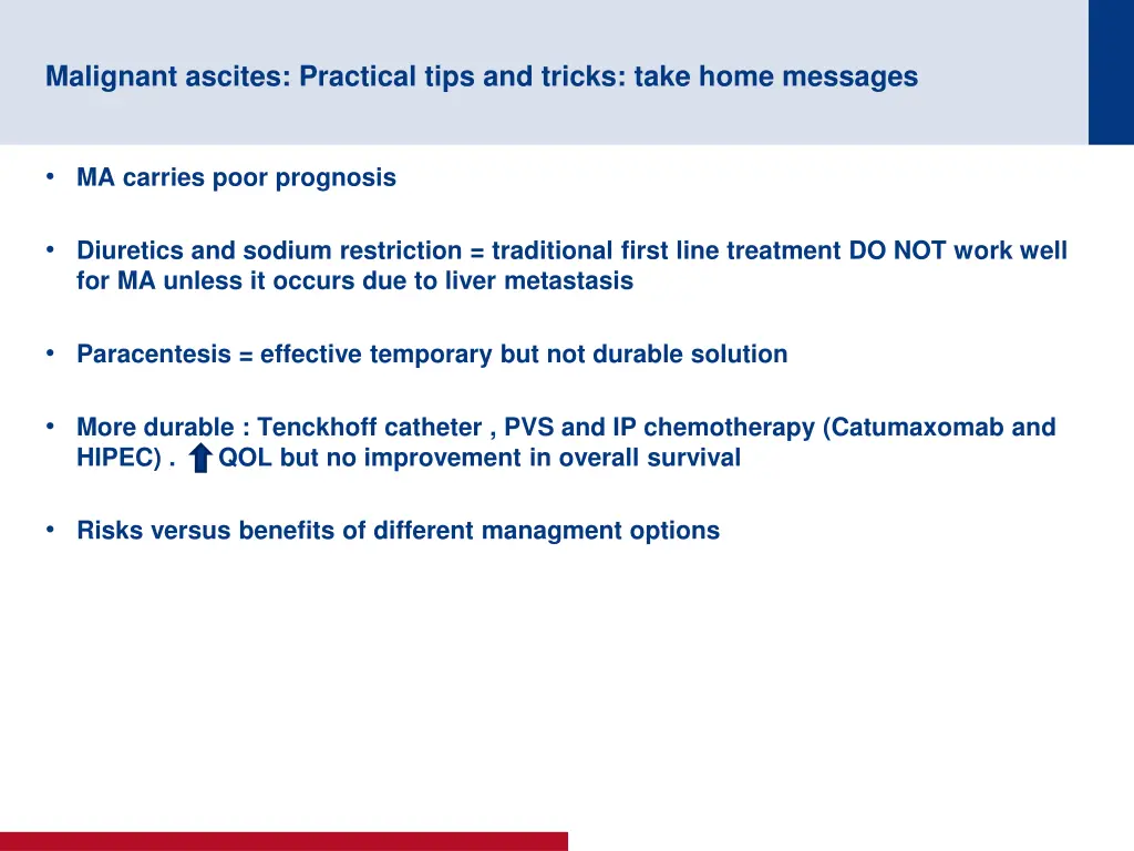 malignant ascites practical tips and tricks take