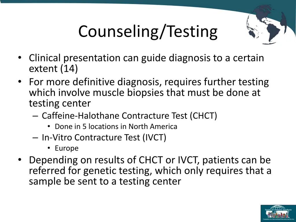 counseling testing