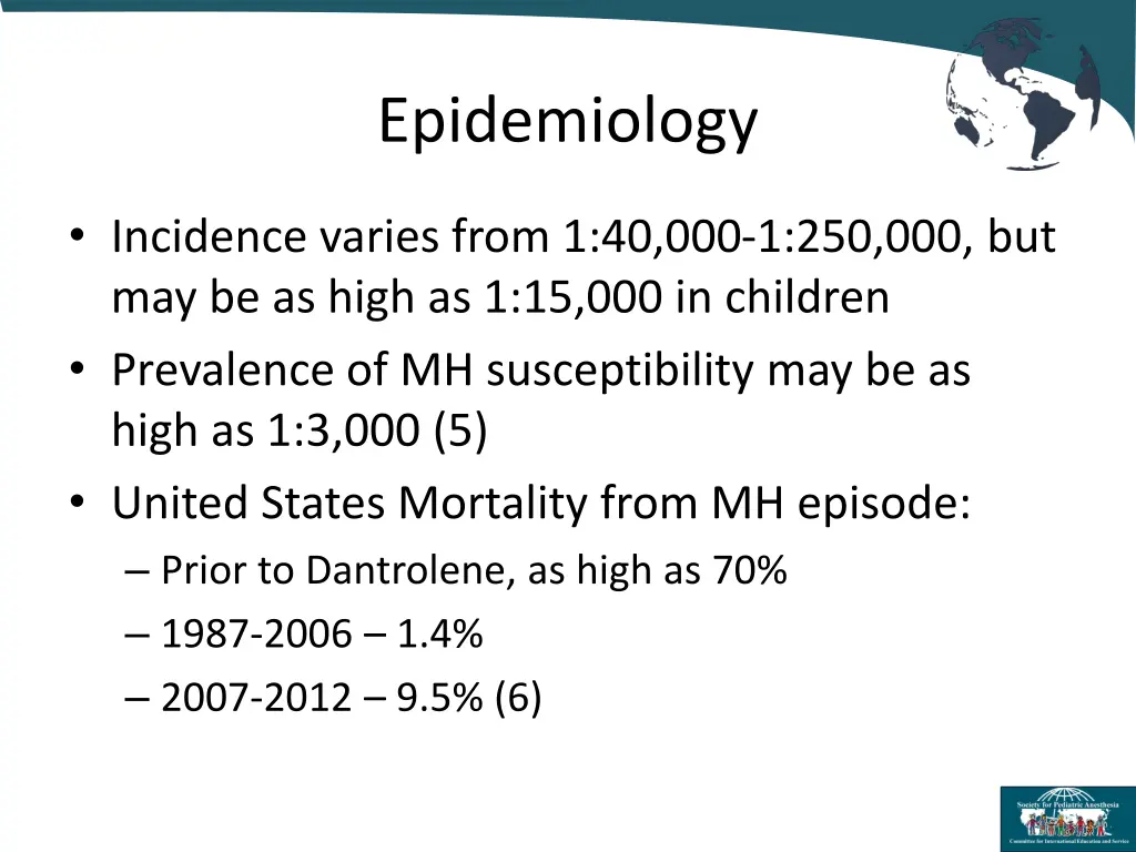 epidemiology