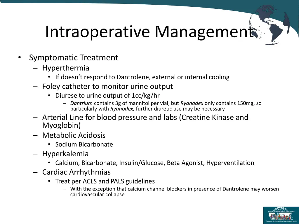 intraoperative management 3