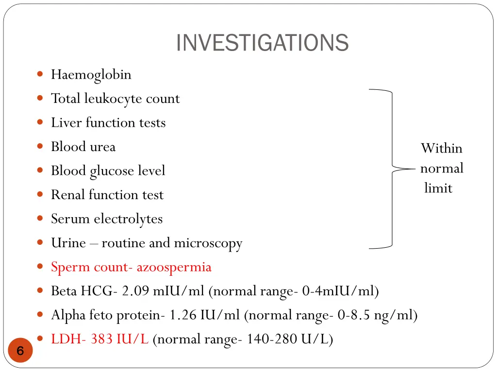 investigations