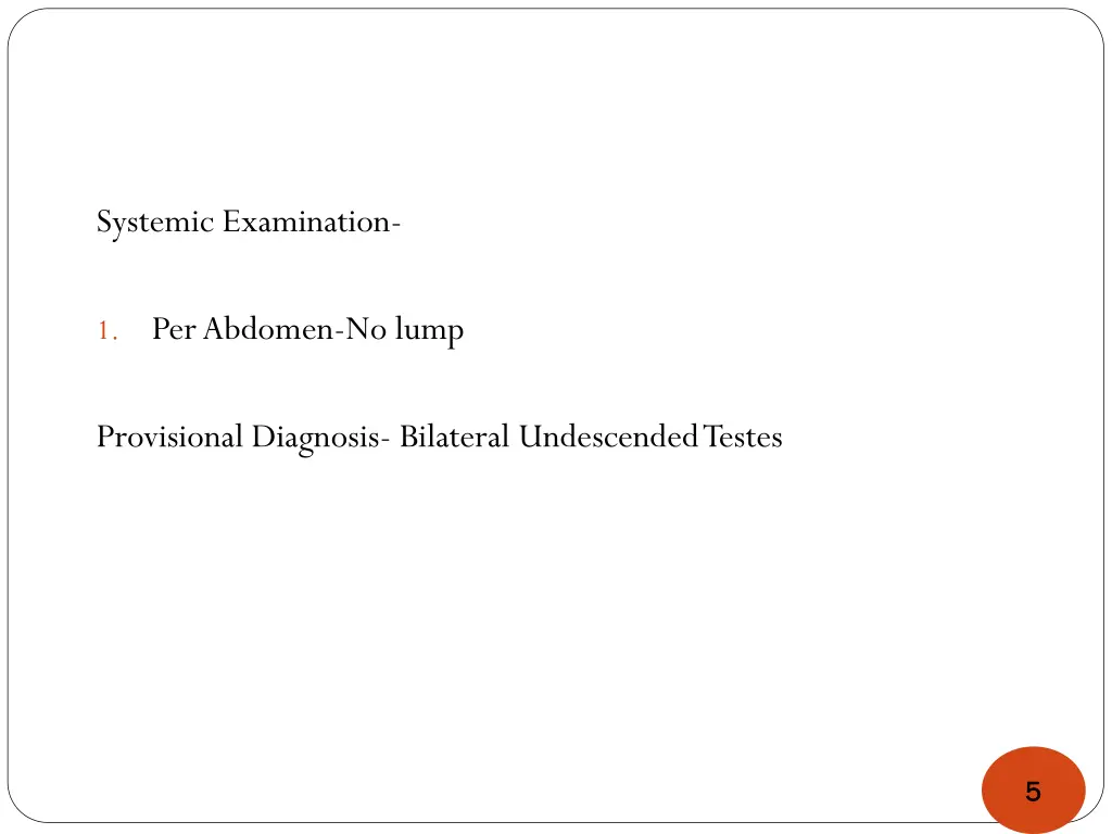 systemic examination