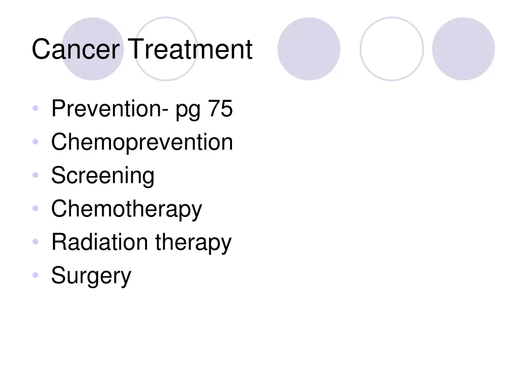 cancer treatment