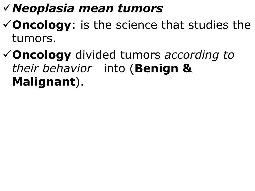 neoplasia mean tumors oncology is the science