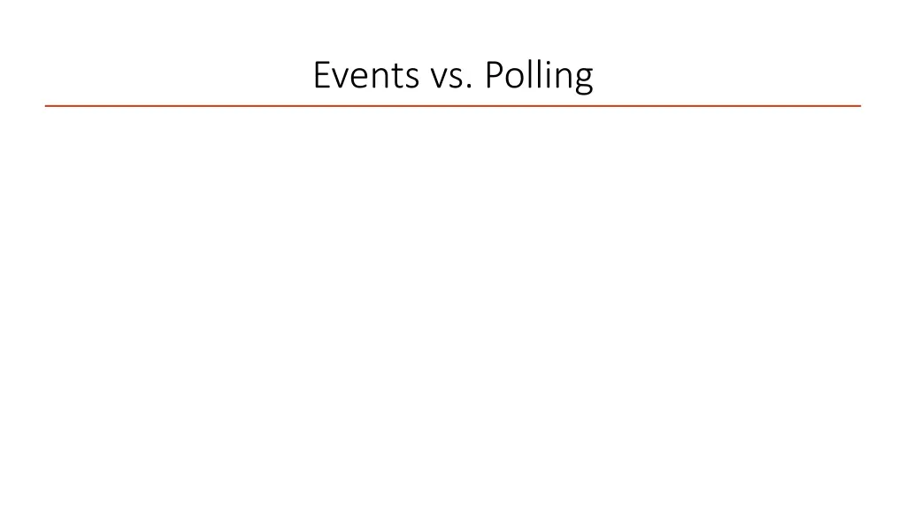 events vs polling