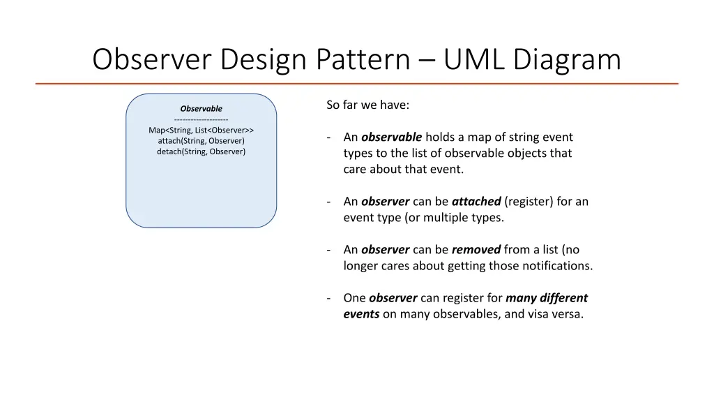 observer design pattern uml diagram