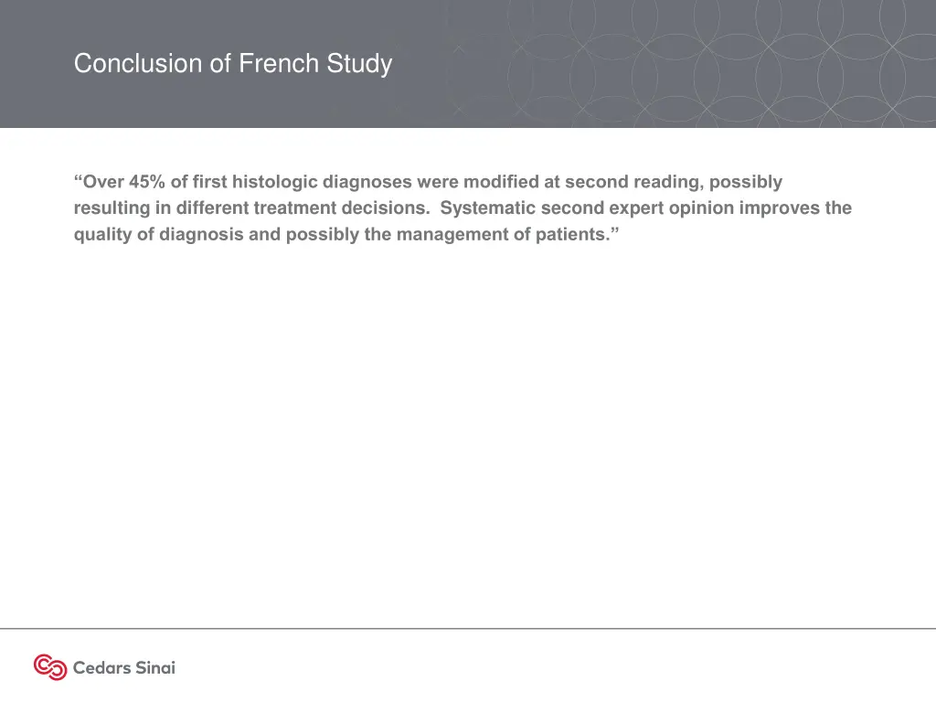 conclusion of french study