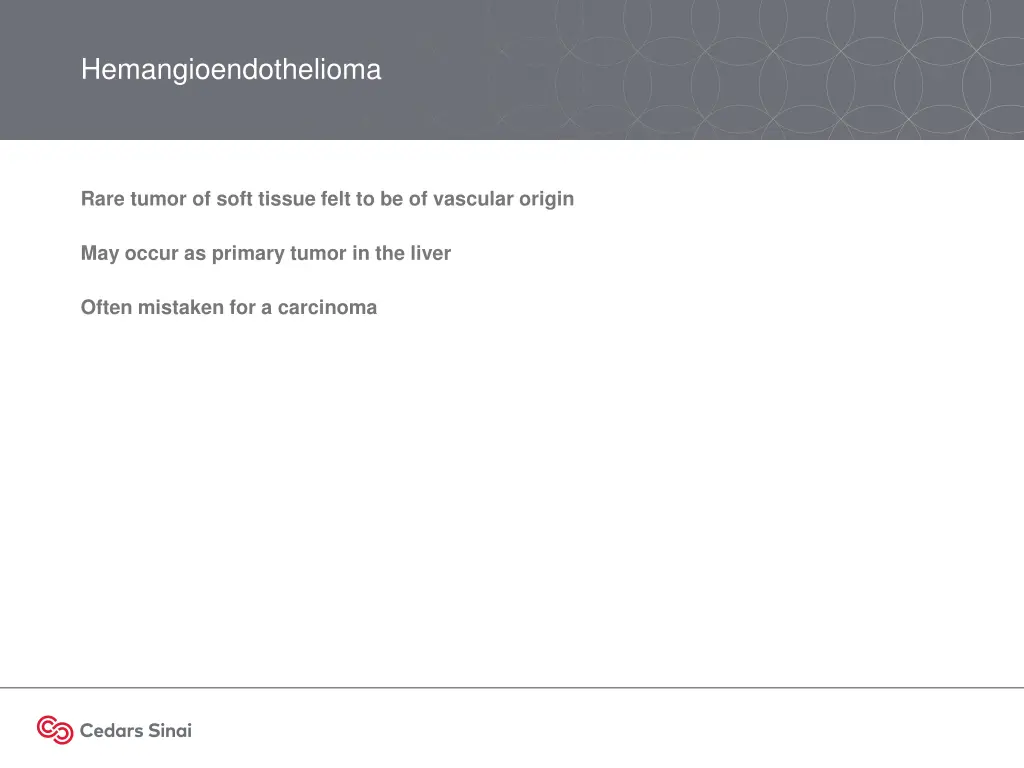 hemangioendothelioma