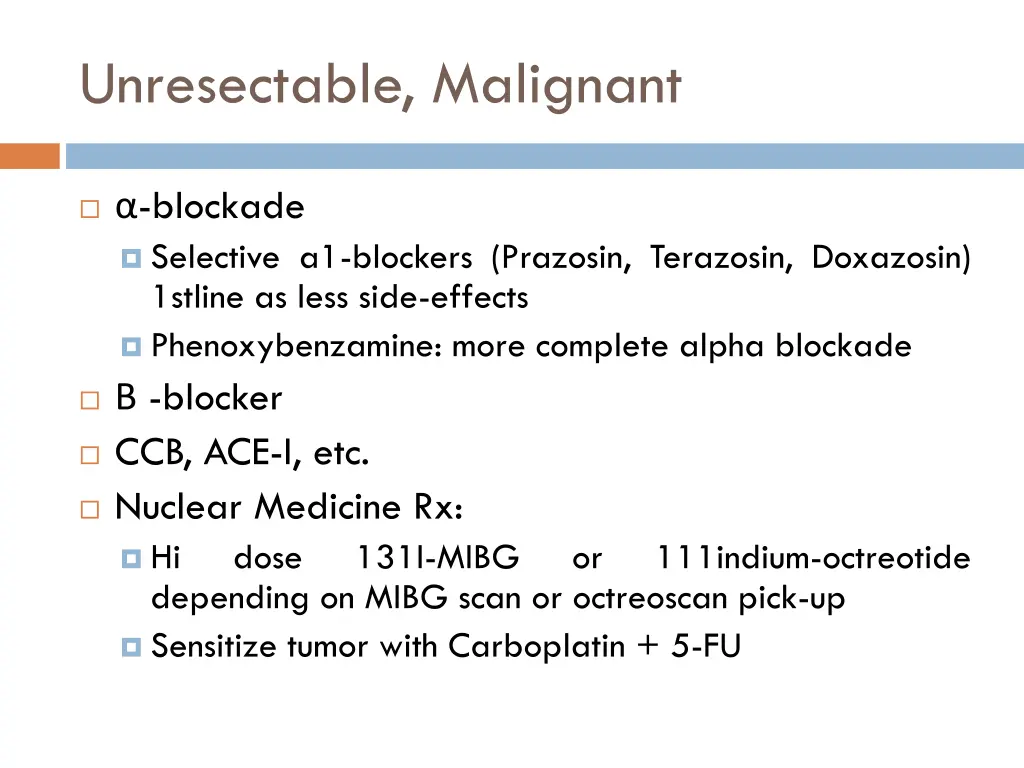 unresectable malignant