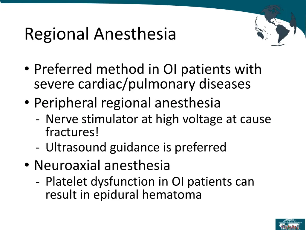 regional anesthesia