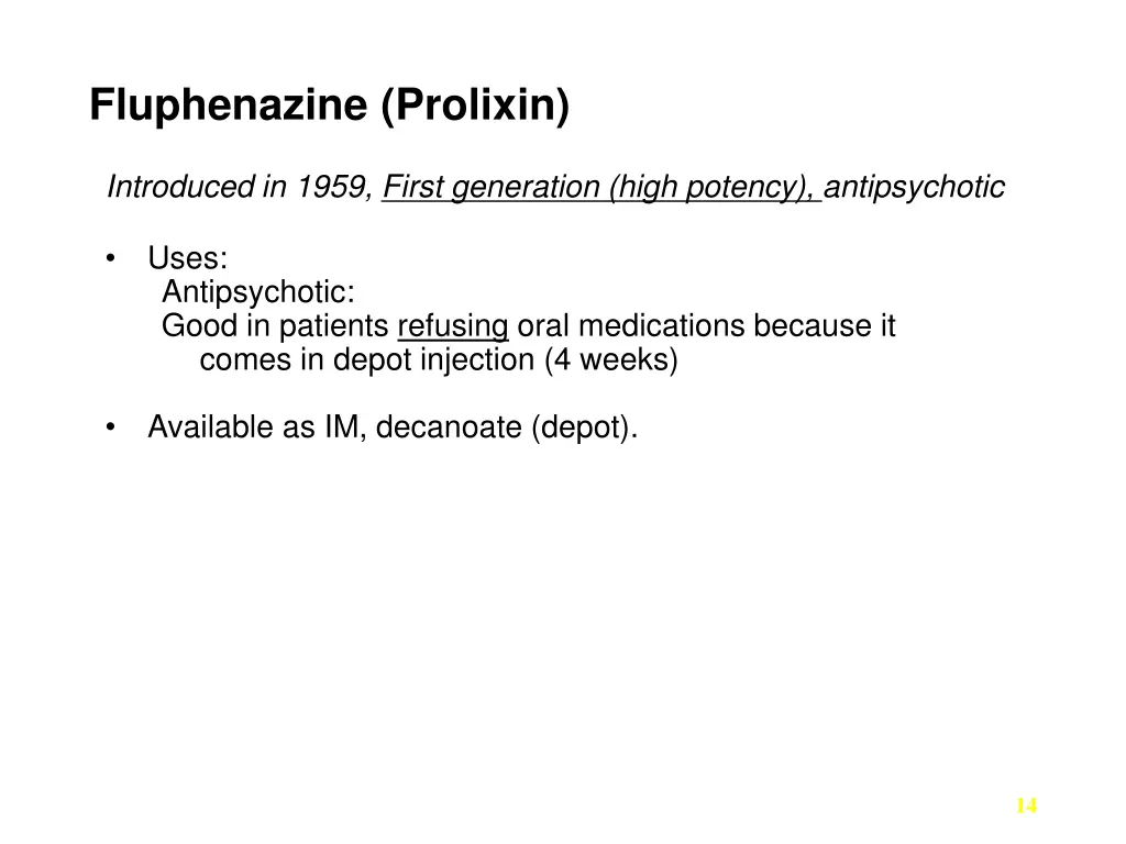 fluphenazine prolixin