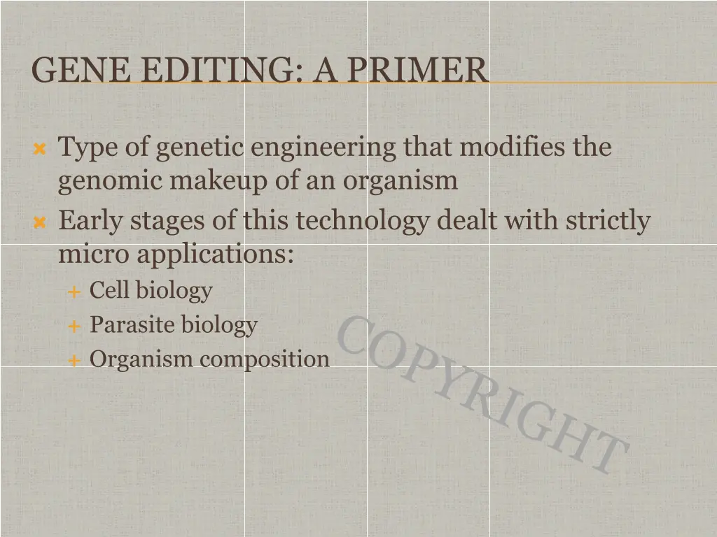 gene editing a primer