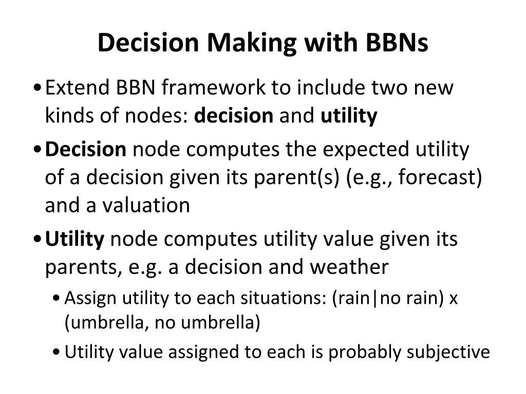 decision making with bbns 1