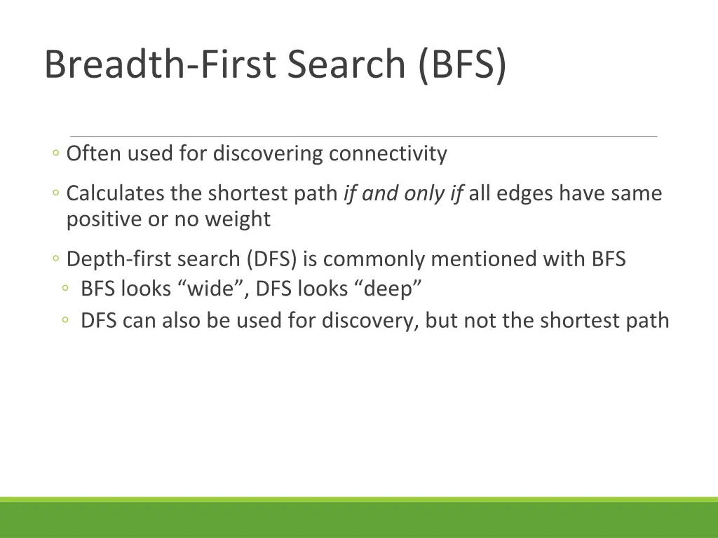 breadth first search bfs