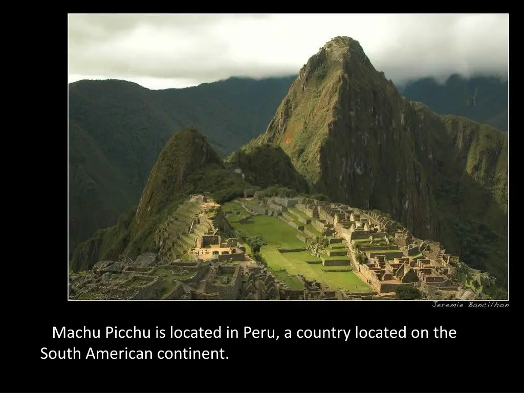 machu picchu is located in peru a country located