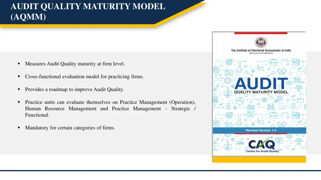 audit quality maturity model aqmm