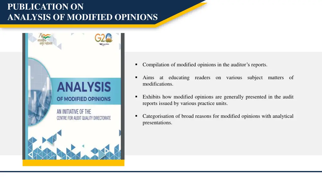 publication on analysis of modified opinions