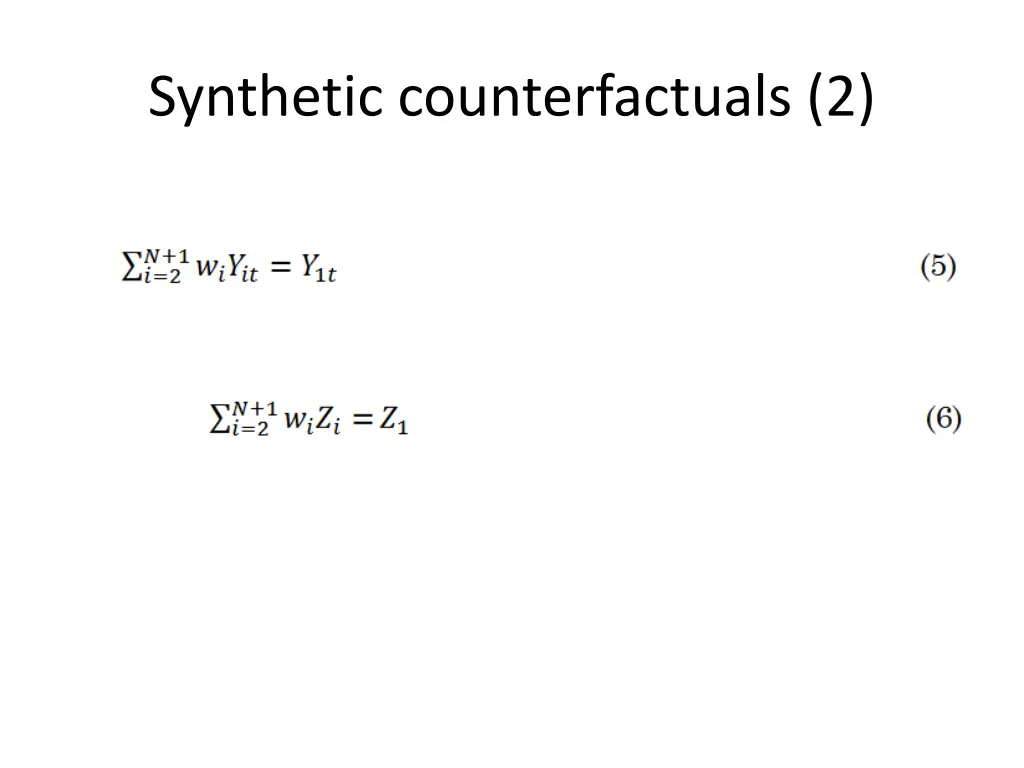 synthetic counterfactuals 2