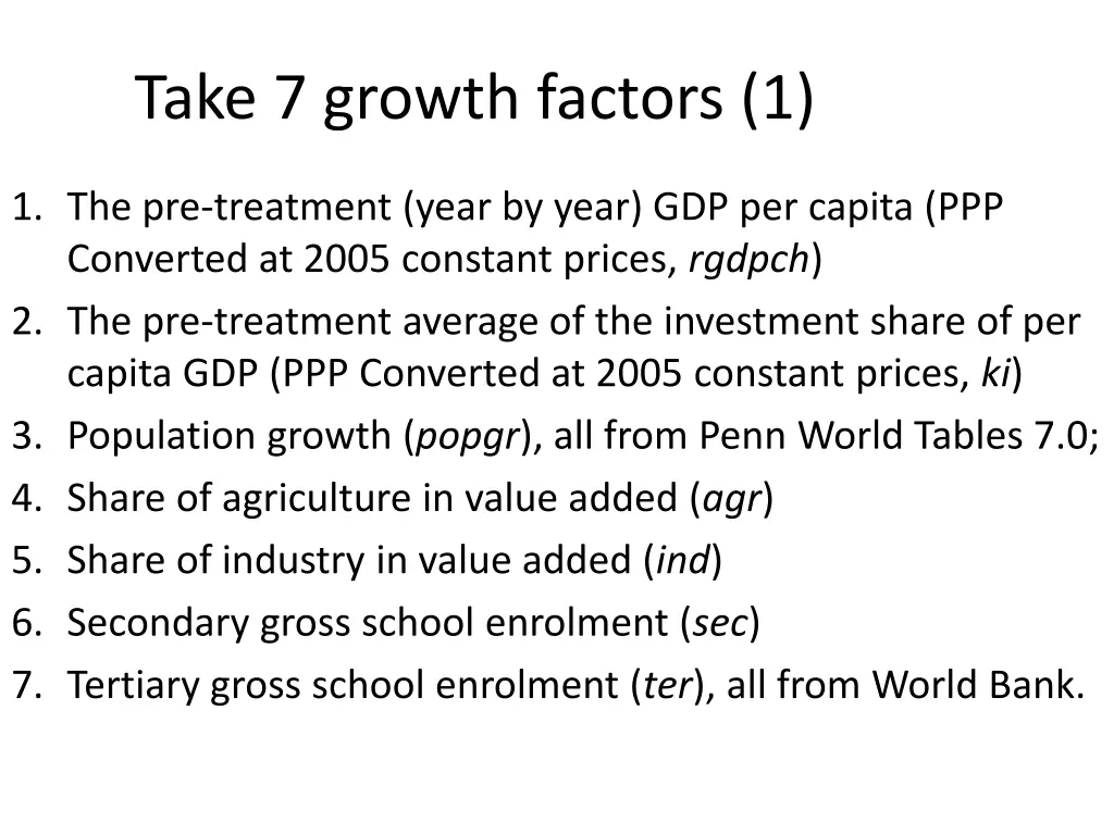 take 7 growth factors 1