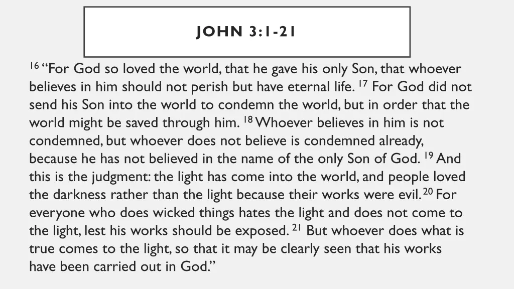 john 3 1 21 4