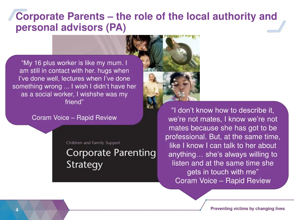 corporate parents the role of the local authority