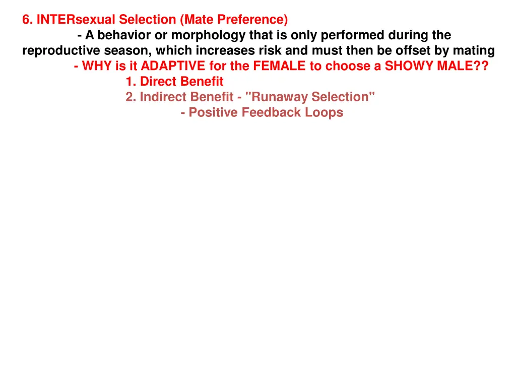 6 intersexual selection mate preference 10