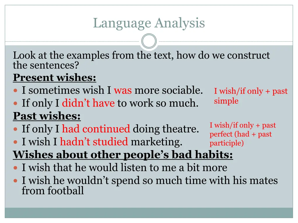 language analysis 2