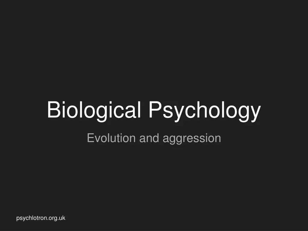 biological psychology